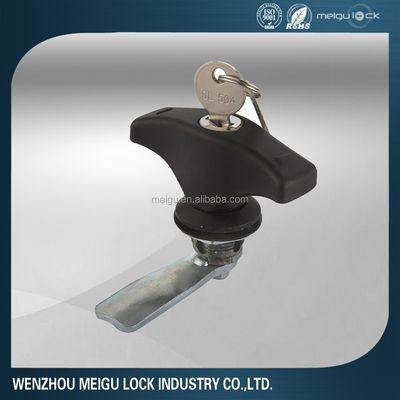MEIGU MS325 T Handle Lock Plastic handle Cabinet Door Rock Hardware Room Lock Zinc Alloy Latch